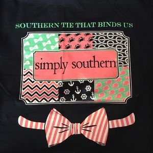 Simply southern long sleeve tee - NAVY
